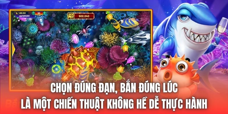 Chọn đúng đạn, bắn đúng lúc là một chiến thuật không hề dễ thực hành